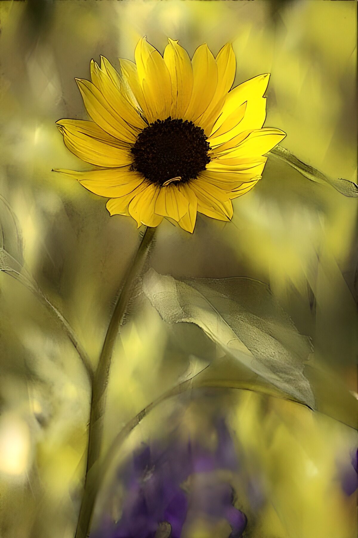 WCUK93447: Painted flower