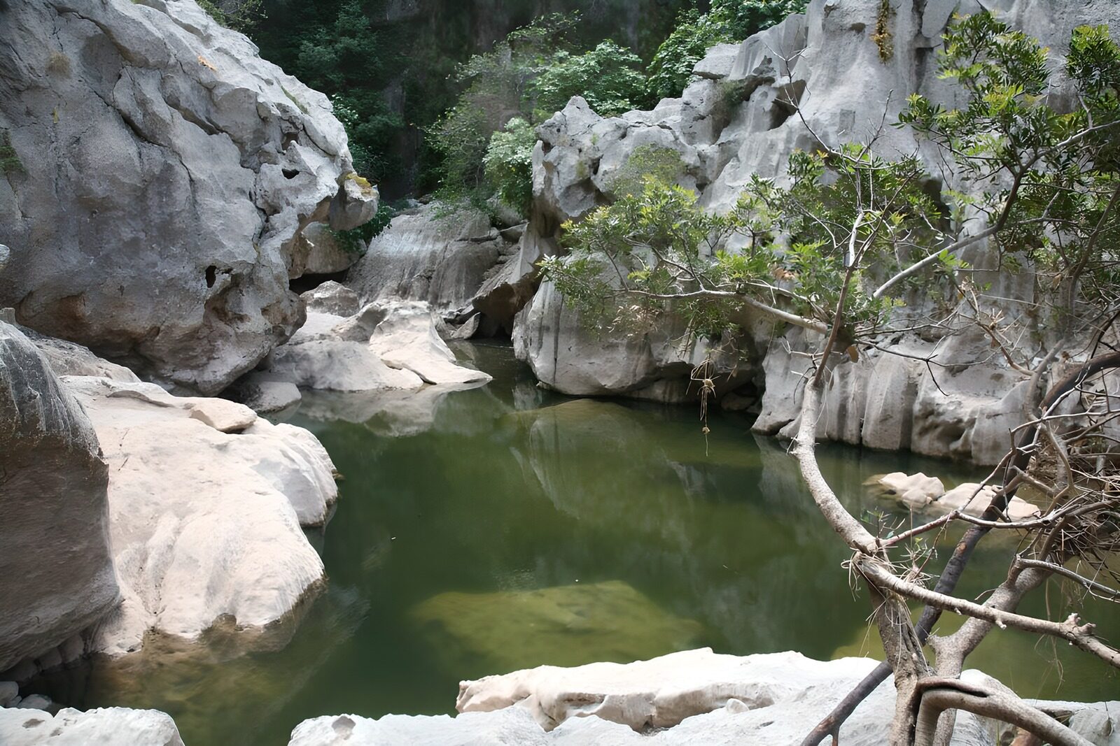 WCUK92054: Small lake located between the rocks version 6