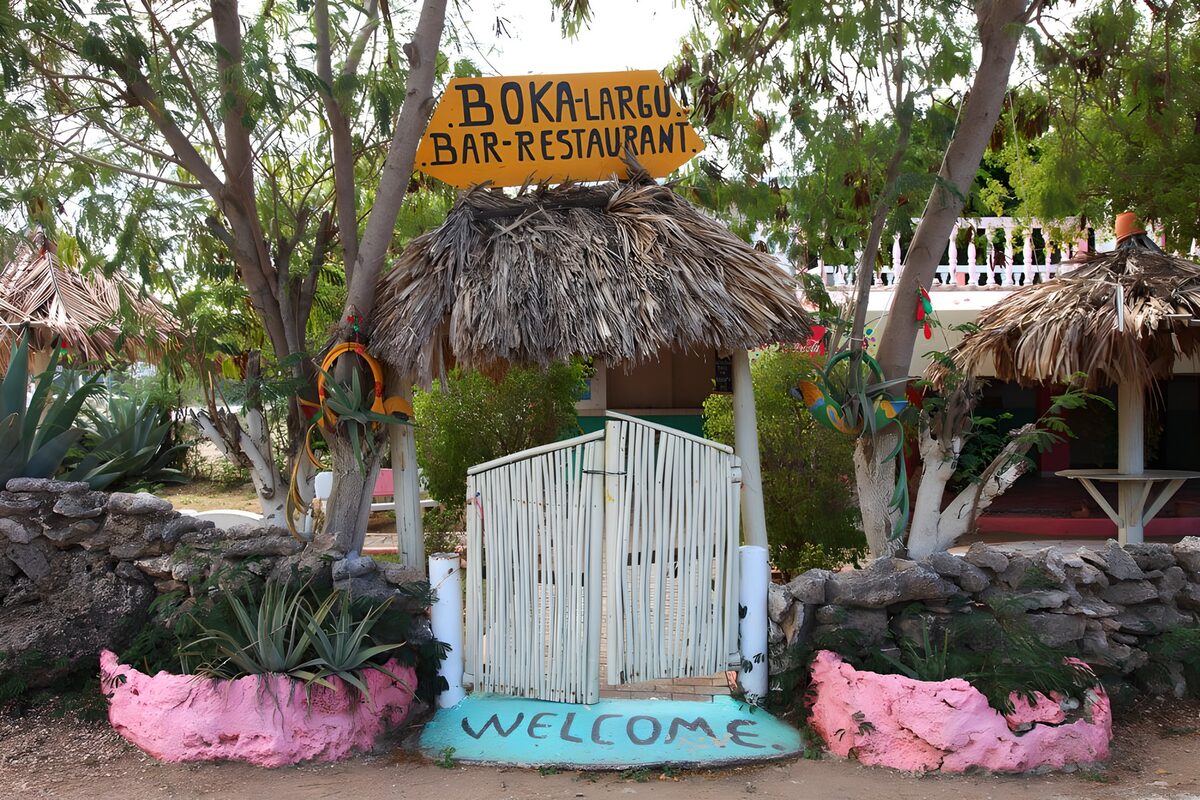WCUK70401: Entrance to a Caribbean restaurant