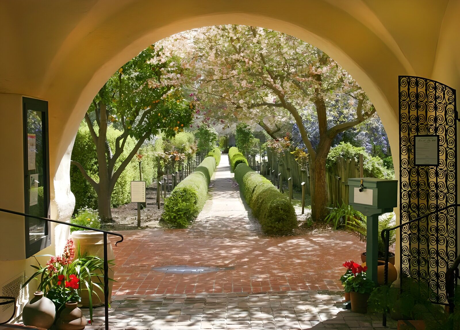 WCUK35866: View from the house towards the  garden