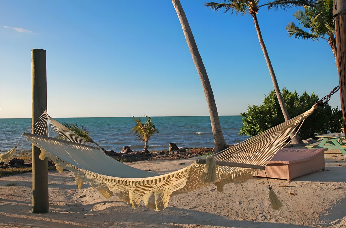 WCUK74917: Hammock with view over the Carribean Sea